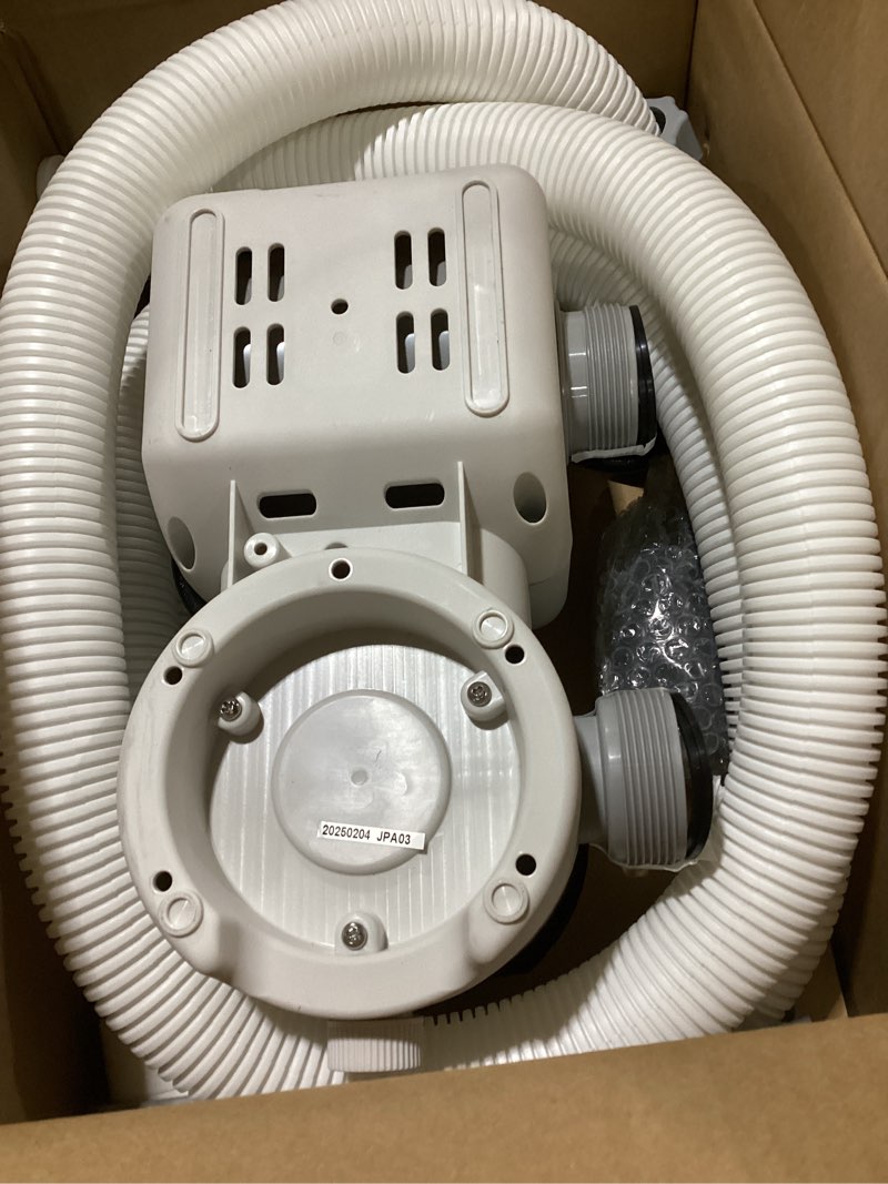 Condition photo showing New/Like New for INTEX C1500 Cartridge Filter Pump for AGP: 1500 GPH Pump Flow Rate - Cartridge Gauge Indicator - HydroAeration Technology - Includes Type A Filter Cartridge - Turnover Rate/System Flow 1180 GPH