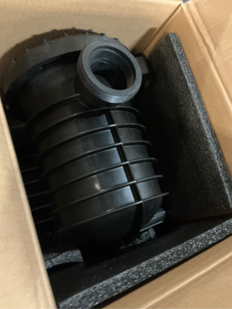 Condition photo showing Good Condition for 17307-0110s pool pump tank body assembly compatible with pentair sta-rite intellipro, max-e-pro series, trap body assembly, pool and spa inground pump
