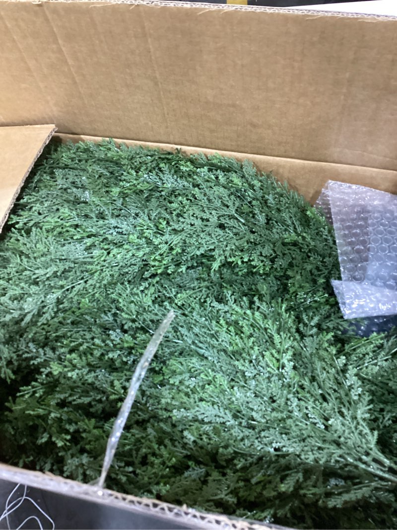 Condition photo showing Good Condition for Leflos Artificial Cedar Topiary Trees, 4ft Faux Cypress Christmas Trees Outdoor, UV Resistant Fake Pine Trees, Fake Evergreen Potted Plants for Home Front Porch Door Decor, Set of 2 2 4FT