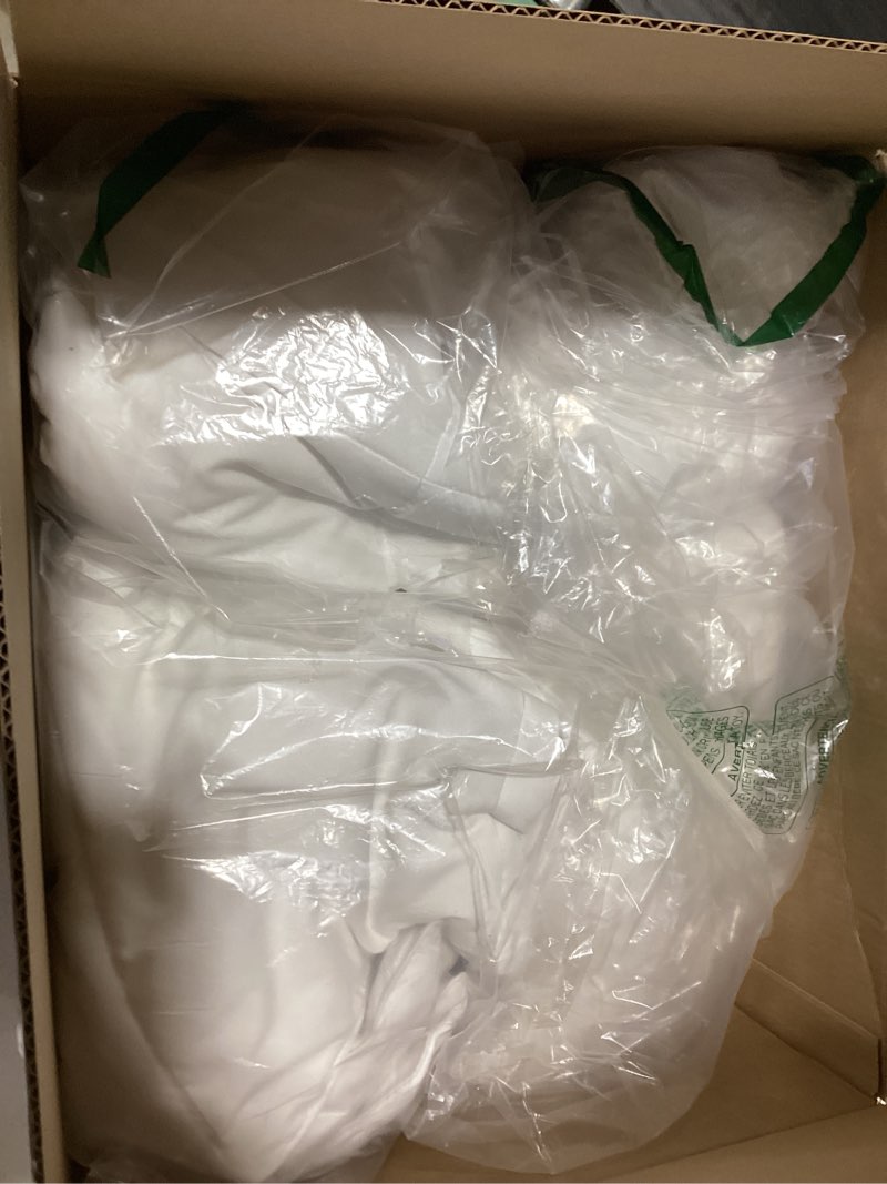 Condition photo showing As Is for COHOME Comforter - Down Alternative Duvet Insert - All-Season Warm Comforter (White, Queen Comforter) White Queen Comforter