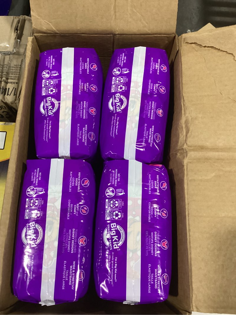 Condition photo showing New/Like New for Pull-Ups Girls' Potty Training Pants, Size 2T-3T Training Underwear (16-34 lbs), 124 Count (4 packs of 31) 2T-3T 124