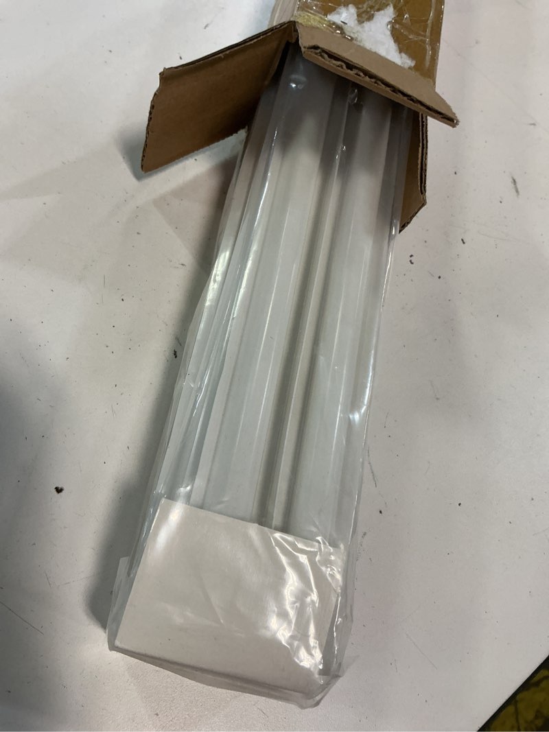 Condition photo showing Good Condition for 2 pcs 36" double bubble kerf door sweep 1-3/4" wide vinyl weatherstrip seal for exterior doors, energy efficient draft stopper, easy slide in installation, blocks dust/insects/noise (white) double bubble kerf white 2