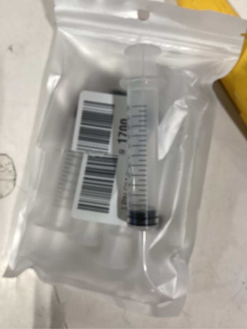 Condition photo showing Good Condition for Wisdom Teeth Syringe, 5 Pack Irrigation Dental Syringes with Measure Scale & Curved Tip for Dental Care Liquid Oral Tonsil Stone 5 Pack Curved-with Measurement