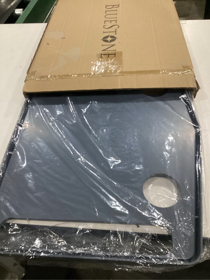 Condition photo showing Good Condition for walker tray table with 2 cup holders - universal trays for standard folding walkers - home mobility accessories by bluestone (gray)