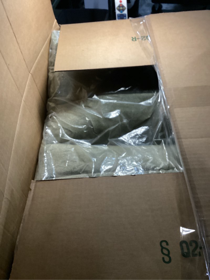 Condition photo showing Good Condition for Upholstered King Headboard - Easy Assemble Channel Stitched Headboard King Size Bed - Wall Mounted Headboards with 3D Soundproof Wall Panels Peel & Stick Floating Headboards, Olive Green King 07-olive Green