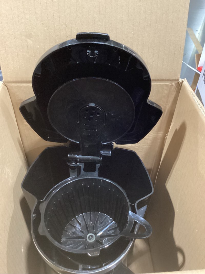 Condition photo showing As Is for Cuisinart 14-Cup Coffee Maker, Programmable PerfecTemp Glass Carafe Coffee Machine with 1-4 Cup Setting, Brew Strength Control and Pause, Stainless Steel, DCC-3200NAS 14-Cup Glass Stainless Steel