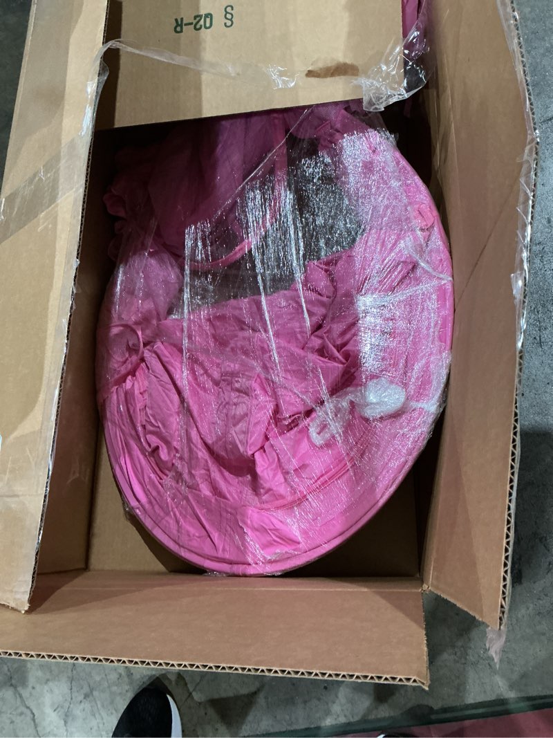 Condition photo showing Good Condition for leedor® bed tent dream tents bed canopy shelter cabin indoor privacy warm breathable pop up twin/full/queen for kids and adult patent pending(mattress not included) mesh pink 39"w x 75"l (pack of 1)