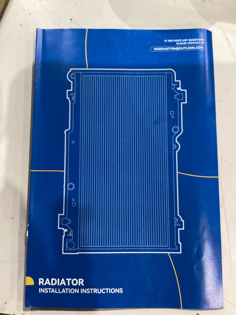 Condition photo showing Good Condition for car radiator. comptiblity is unknown.