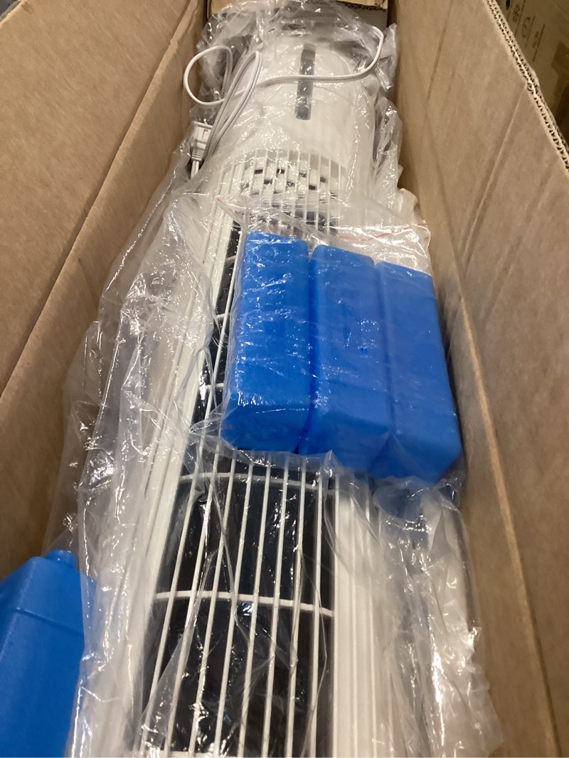 Windowless Air Conditioners, 41" Evaporative Air Cooler, 3-in-1 Cooling Fans, 4 Mode, 3 Speed, 4 Ice