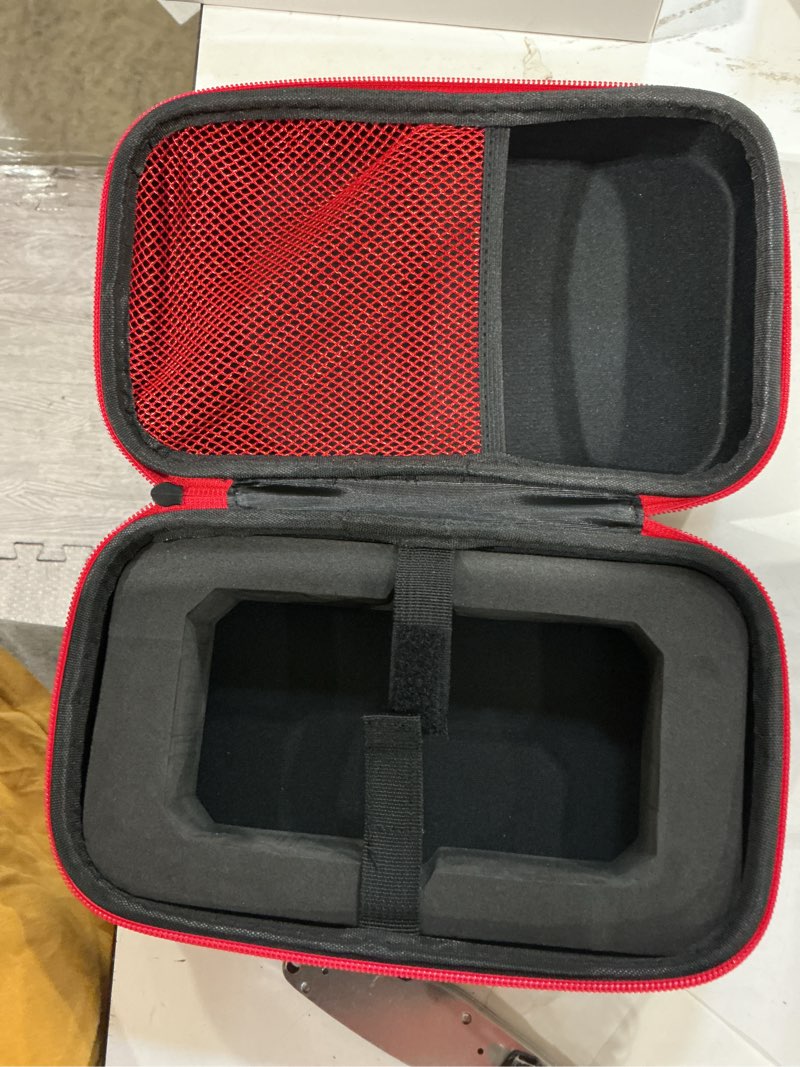 Condition photo showing Good Condition for ankhoh carrying case compatible with nexpow car jump starter, fits for 1500a peak 12800mah battery starter q10s/ t11f, portable storage box for car battery charger and jumper cables(case only) black-red