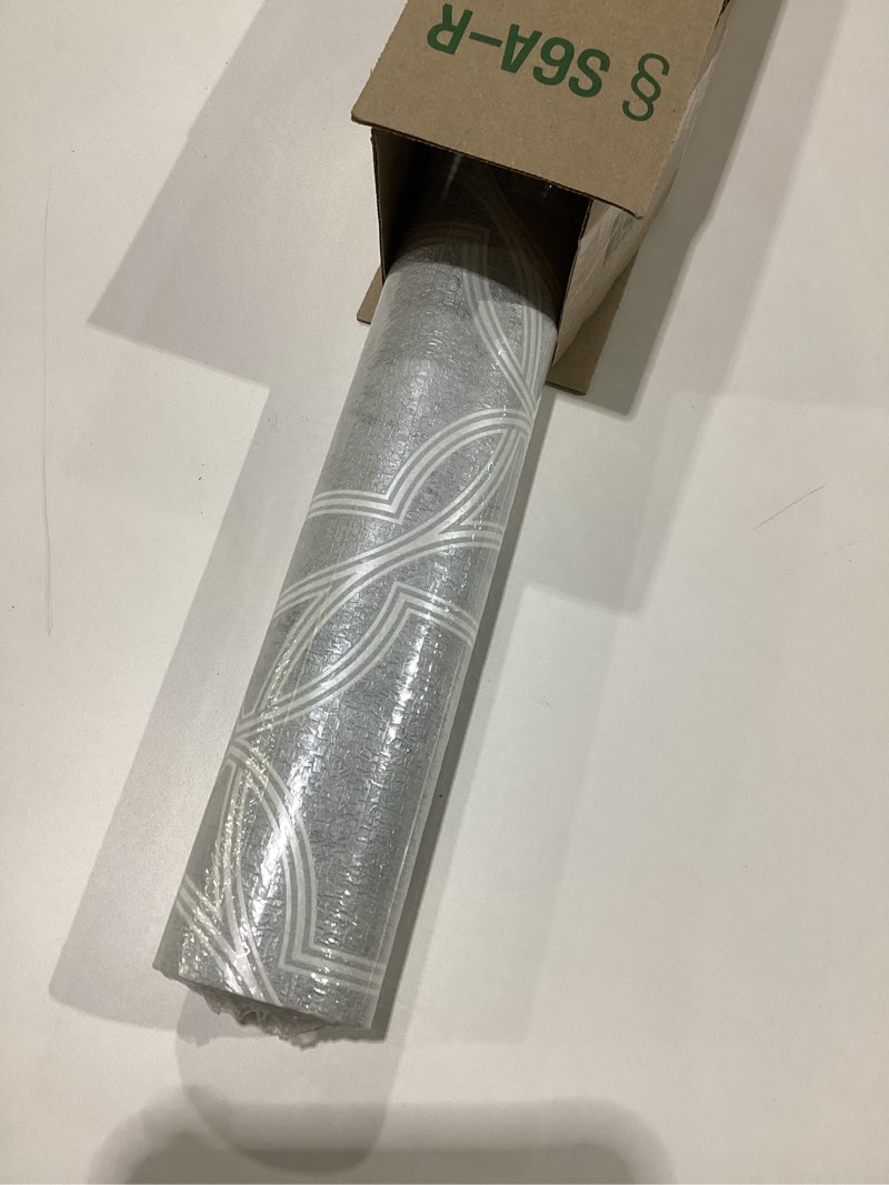 Condition photo showing New/Like New for Boutique Serene Seedhead Grey Wallpaper, SIMILAR TO STOCK PHOTO 