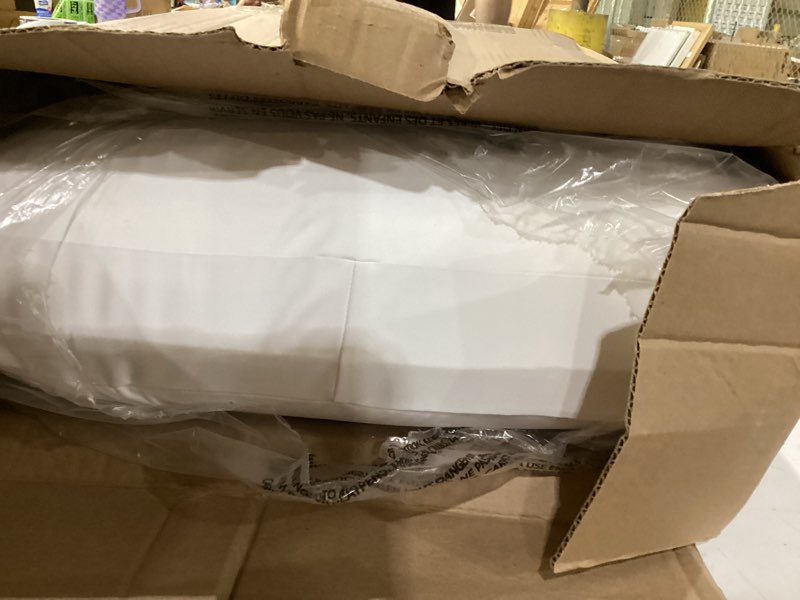 Condition photo showing As Is for purple dreamlayer pillow - standard size, multi-layered gelflex grid & microair foam for support & pressure relief - customizable height with removable foam booster layers