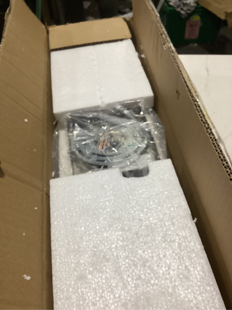 Condition photo showing As Is for aijiasi brushed nickel vanity lights for bathroom - 22 inch bathroom light fixtures over mirror with acrylic shade, 18w led modern vanity lighting fixtures wall sconce 3000k brushed nickel 22.8 inch