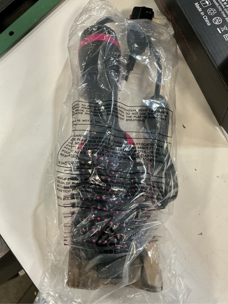 Condition photo showing Good Condition for hair dryer brush, 4 in 1 one step hair dryer and styler volumizer, professional hot air brush with negative ion anti-frizz blowout for drying, straightening, salon, black pink