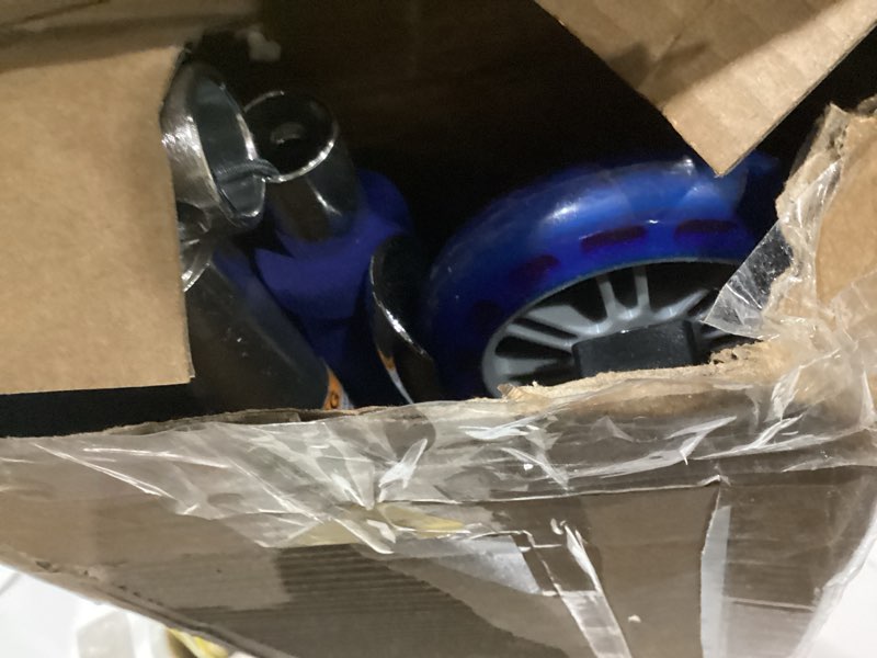 Condition photo showing As Is for Razor A Kick Scooter for Kids - Lightweight, Foldable, Aluminum Frame, and Adjustable Handlebars Blue