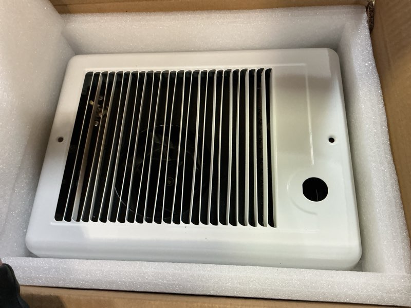 Condition photo showing Good Condition for Euluese CSC202TW Electric Wall Heater Complete Unit with Thermostat, 6825 BTU, 240 Volt, 2000 Watt, Fast Heating, Quiet, White