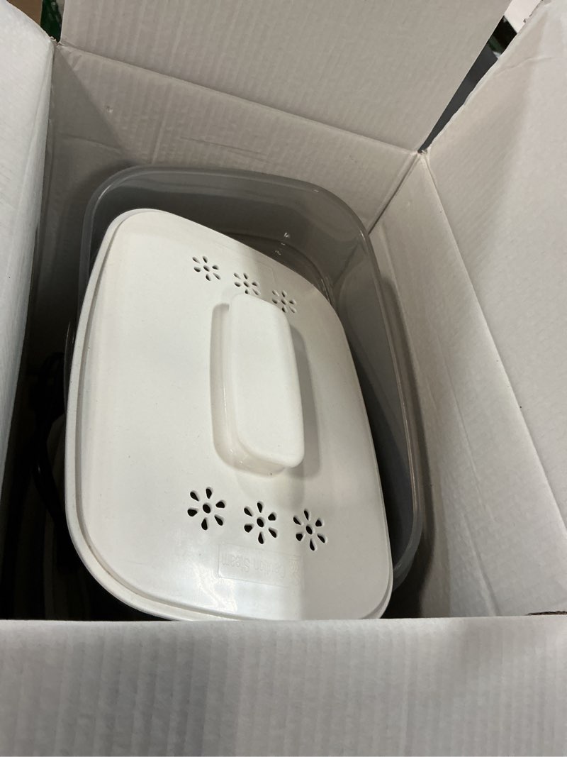 Condition photo showing As Is for HEYAXA Baby Bottle Steri-lizer and Dryer, 10 Bottles Large Capacity, 4 in 1 Electric Steamer and Dryer for All Bottles, Parts & Baby Essentials, Touch Screen and Auto-Off Light gray