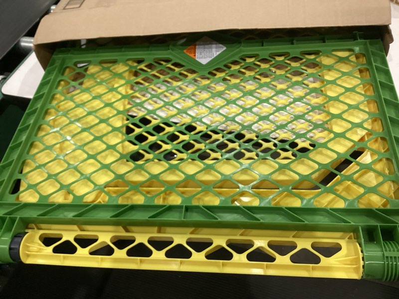 Condition photo showing Good Condition for toddleroo by north states - superyard colorplay 2-panel door extension: 65.5 inch play yard extension with door - works with superyard playpens - colorplay colorplay 65.5 inch