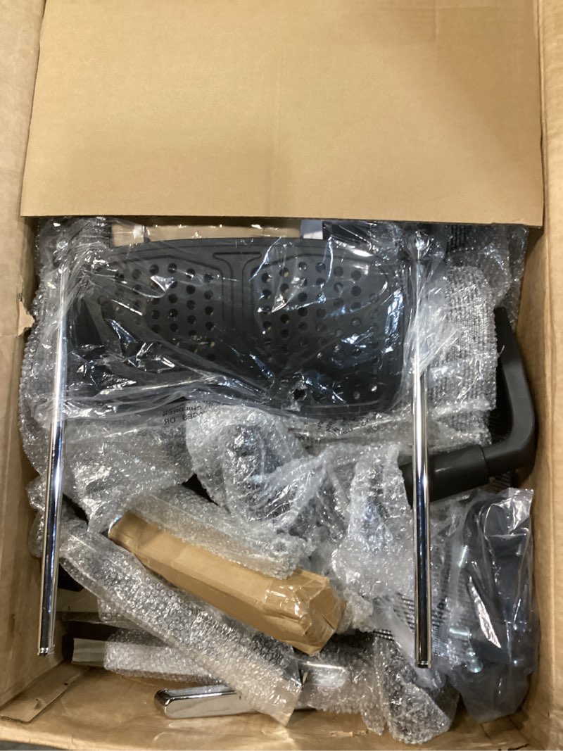 Condition photo showing As Is for Opiesit Office Chair with 3D Adjustable Lumbar Support,Ergonomic Computer Chair,Adjustable Headrest and Armrests, 400lbs Capacity,Tilt-Swivel,Premium Mesh Desk Chair for Office,Home & Gaming (Grey)