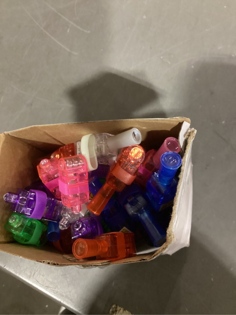 Condition photo showing Good Condition for tuanse 48 pcs christian finger lights bulk, glow in the dark religious jesus party favors, bible verses finger lights for kids summer vbs vacation bible school supplies, sunday school gifts and prizes 48 bible style