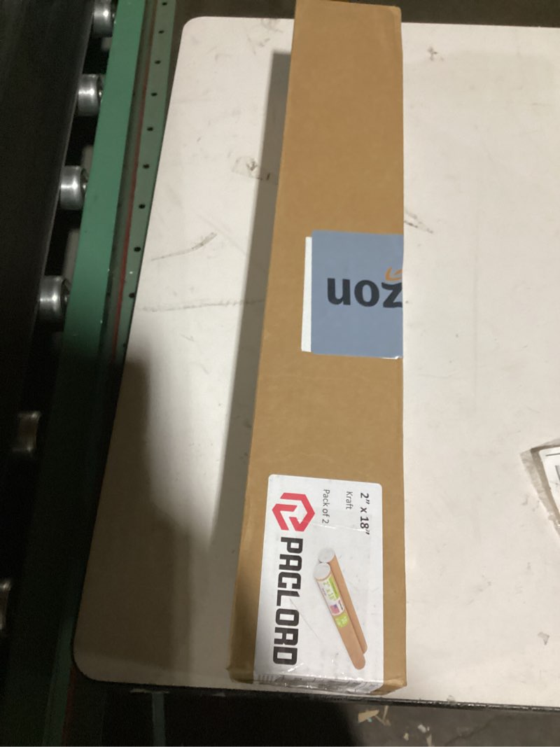 Condition photo showing Good Condition for (similar to) 2\" x 20\" reinforced kraft paper mailing tubes, pack of 2 tubes with 2 caps each – usps approved poster tube – made in usa cardboard tube for shipping and storing posters, prints, artwork, or documents