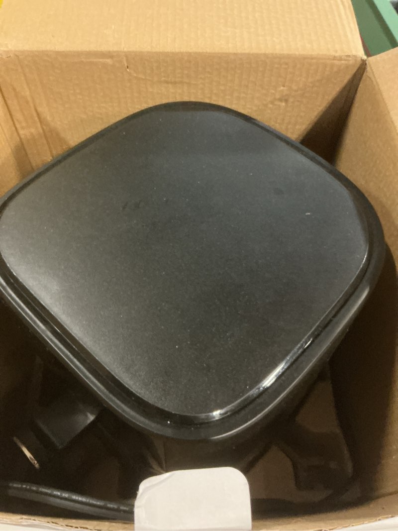 Condition photo showing Good Condition for chefman air fryer – 4 qt compact airfryer for quick & easy meals, features hi-fry technology for extra crisp, easy-view window, touch controls with 4 presets, nonstick & dishwasher safe basket - black 4 quart with easy view window