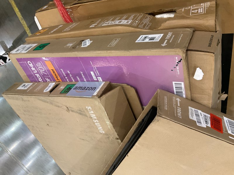 Condition photo showing As Is for 6 untested tv’s