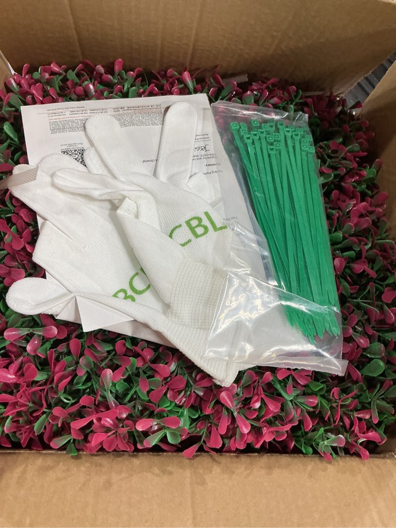 Condition photo showing New/Like New for 10x10inch 12pcs grass wall panels, uv-anti boxwood greenery hedge, odorless artificial fake grass backdrop indoor outdoor privacy, birthday wedding decor, 8.3 sq ft, peanut leaf - fuchsia peanut leaf - fuchsia - 10x10