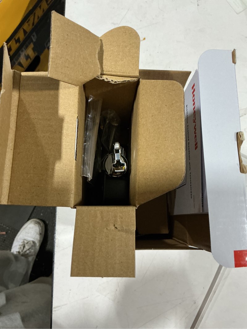 honeywell matte black touchscreen keypad electronic deadbolt lock