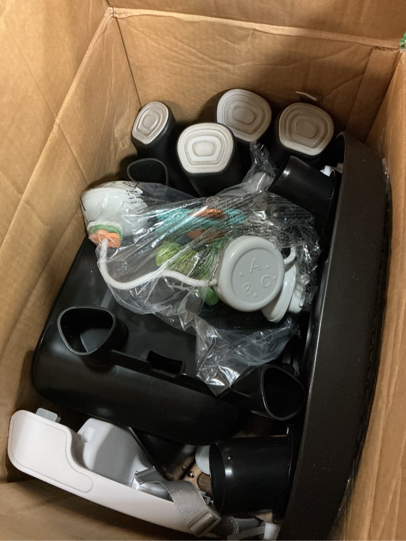 Condition photo showing As Is for baby high chair, 15 in 1 convertible high chairs for babies and toddlers, easy clean high chair for baby, babies feeding chair for 6-72 months(black)