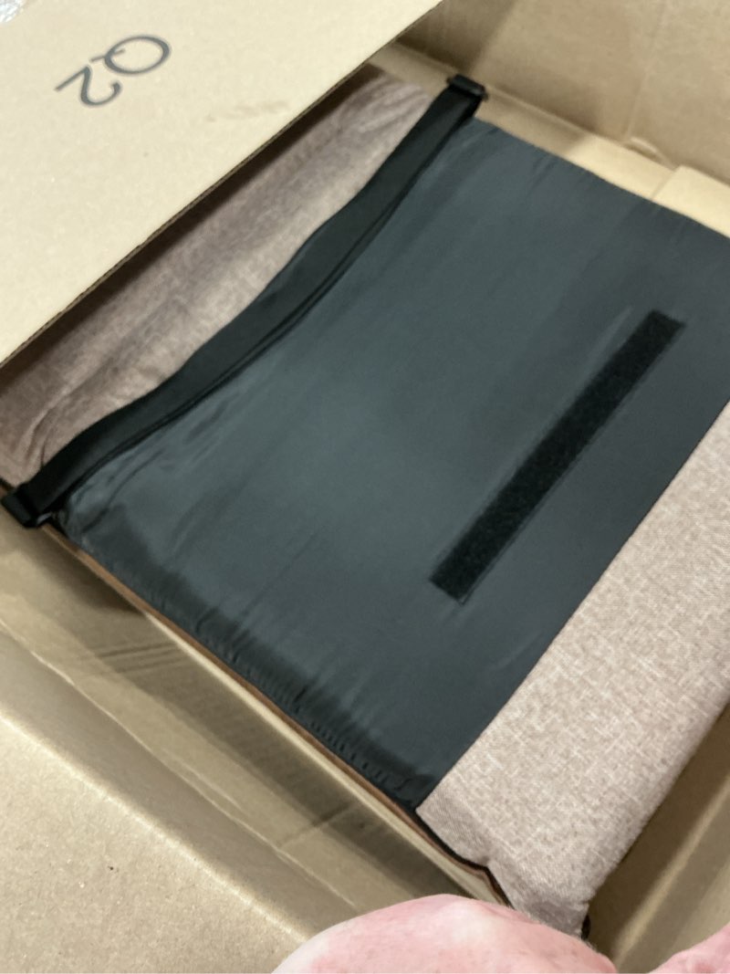 Condition photo showing Good Condition for Floor Chair with Back Support 14-Position Adjustable Floor Chair Portable Ground Seating for Adults & Kids Foldable Meditation Seat with Japanese KOYO Bearings & Washable Linen Cover (Coffee) Coffee & Brown Regular