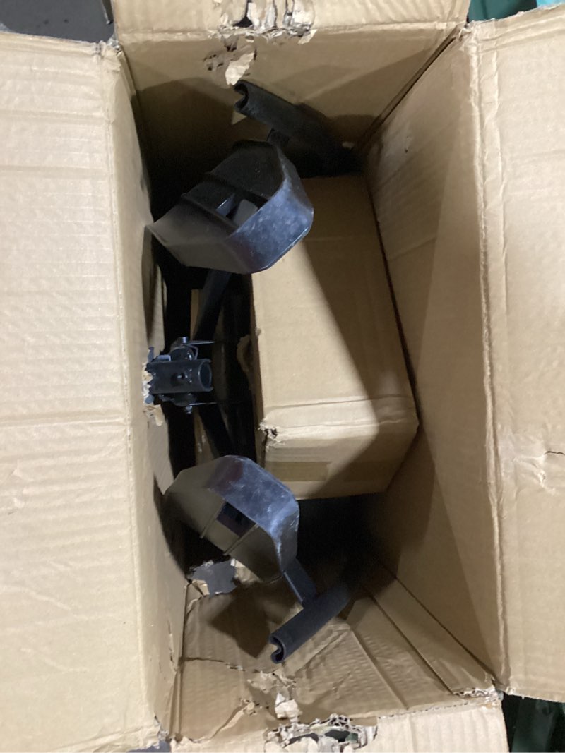 Condition photo showing New/Like New for Snow Racer Sled Ski Sled Slider with Steering Wheel & Anti-Slip Seat 4.5-Foot Pull Rope Adults Winter Sport Sled for 176 LBS Loading Capacity Skiing Ice Skating Sand Skating Black