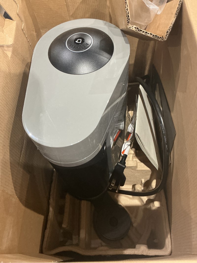 Condition photo showing As Is for de'longhi nespresso vertuo plus coffee and espresso maker by de'longhi, grey machine only gray