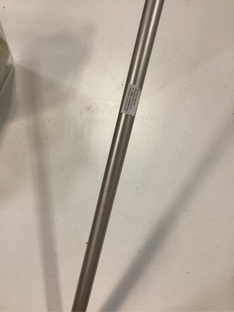 Condition photo showing Good Condition for amazon basics room darkening blackout curtain rod for bedroom, easy installation, hardware included, curved, 88" to 120", nickel nickel 88" to 120" single rod