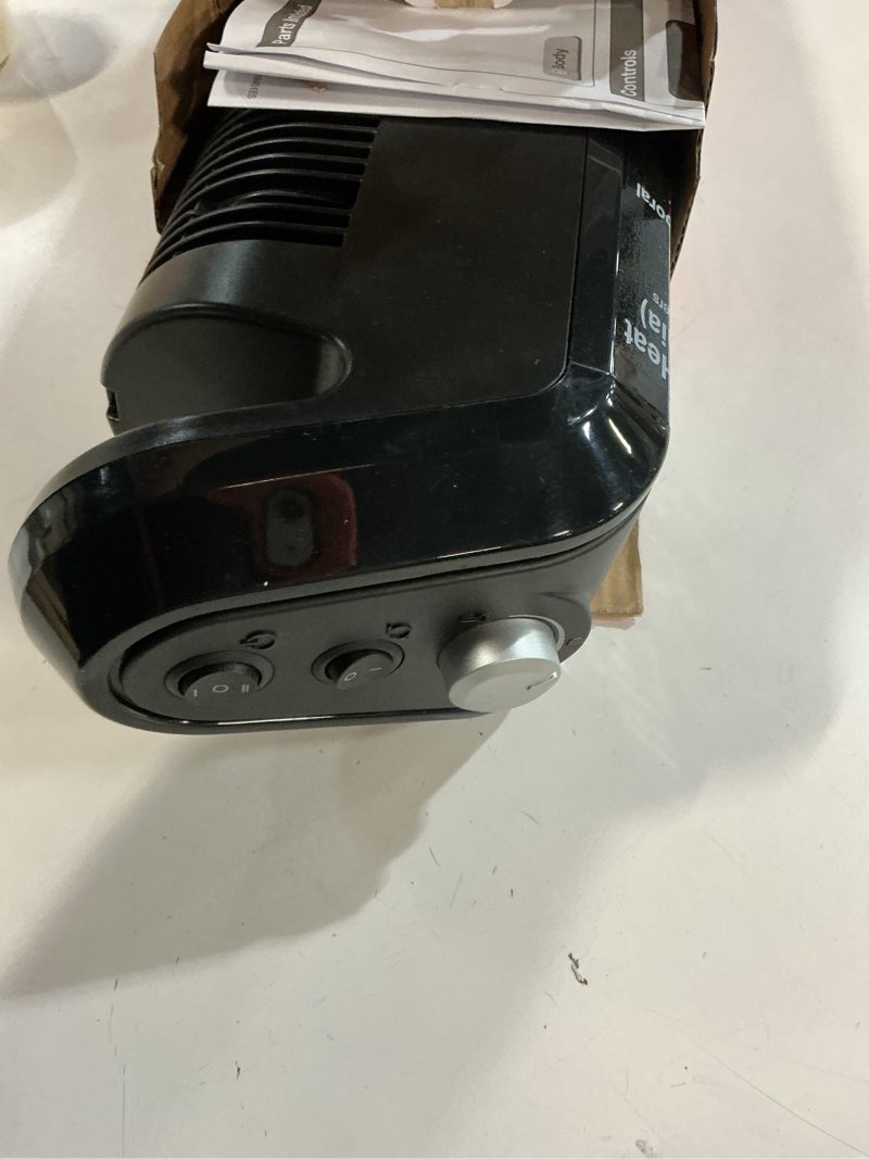 Condition photo showing Good Condition for Lasko Oscillating Ceramic Space Heater for Home with Overheat Protection, Thermostat, and 3 Speeds, 15.7 Inches, Black, 1500W, CT16450, Small, 4 Pounds 15.7" Heater