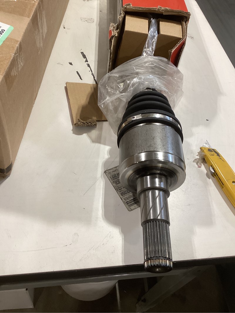 Condition photo showing As Is for similar product not like stock photo or description similiarsuperatv heavy duty rhino 2.0 rear cv axle compatible with honda pioneer 1000/1000-5 / deluxe (2016+), stronger than stock, constructed with chromoly steel, operates at high cv angles, see fitment rear left