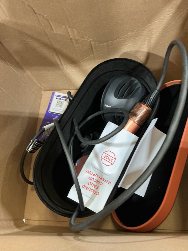 Condition photo showing As Is for dyson supersonic travel hair dryer