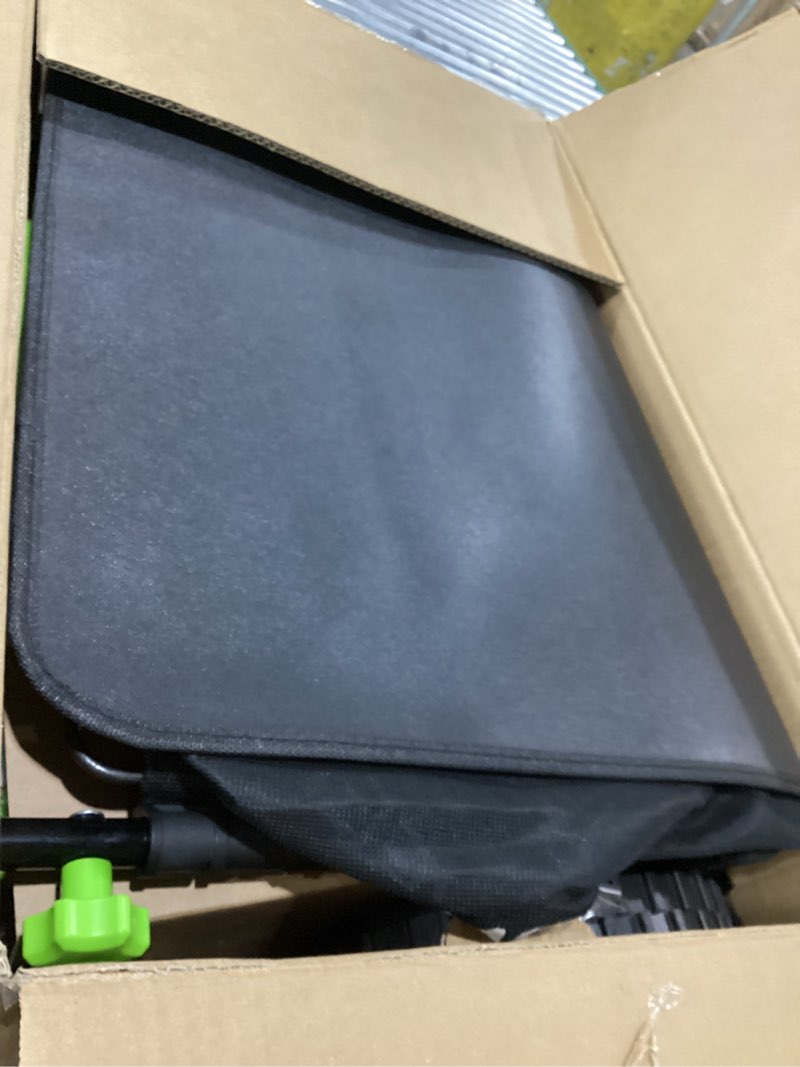 Condition photo showing Good Condition for Pickup Pro 2 Leaf & Lawn Sweeper – Push Powered Garden Sweeper for Grass Clippings, Leaves & Debris – Manual Push Yard Sweeper with Height Adjustment & Large Collection Hopper