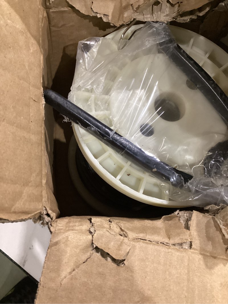 Condition photo showing Good Condition for cke 170ft 1/8" black stainless steel cable for railing, t316 stainless steel marine grade wire rope for deck cable railing kit,1850lbs breaking strength 7x7 strand aircraft cable diy balustrade, bcw6 170 feet 1