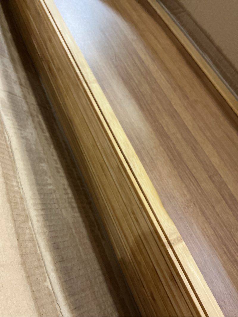 Condition photo showing Good Condition for 6-Tier Free Standing Shoe Racks, Shoe Rack with Cover, Bamboo Wood Shoe Rack for Entryway & Closet, Holds up to 24 Pairs of Shoes 6-Tier with Cover