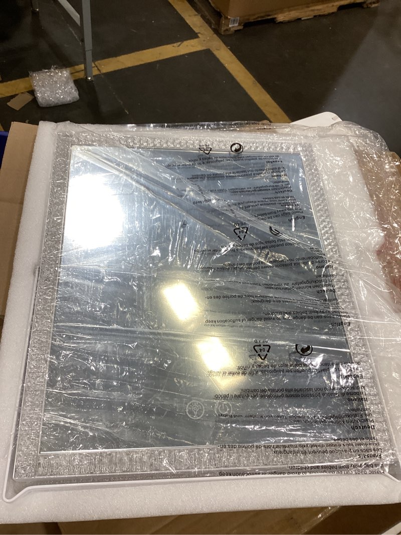 Condition photo showing New/Like New for homtang Vanity Mirror with Lights,RGB & 3 Dimmable Light Modes Makeup Mirror with Touch Control,Light Up Mirror for Desk,360°Rotation,12.4x10 Inch 12.4"L x 10"W