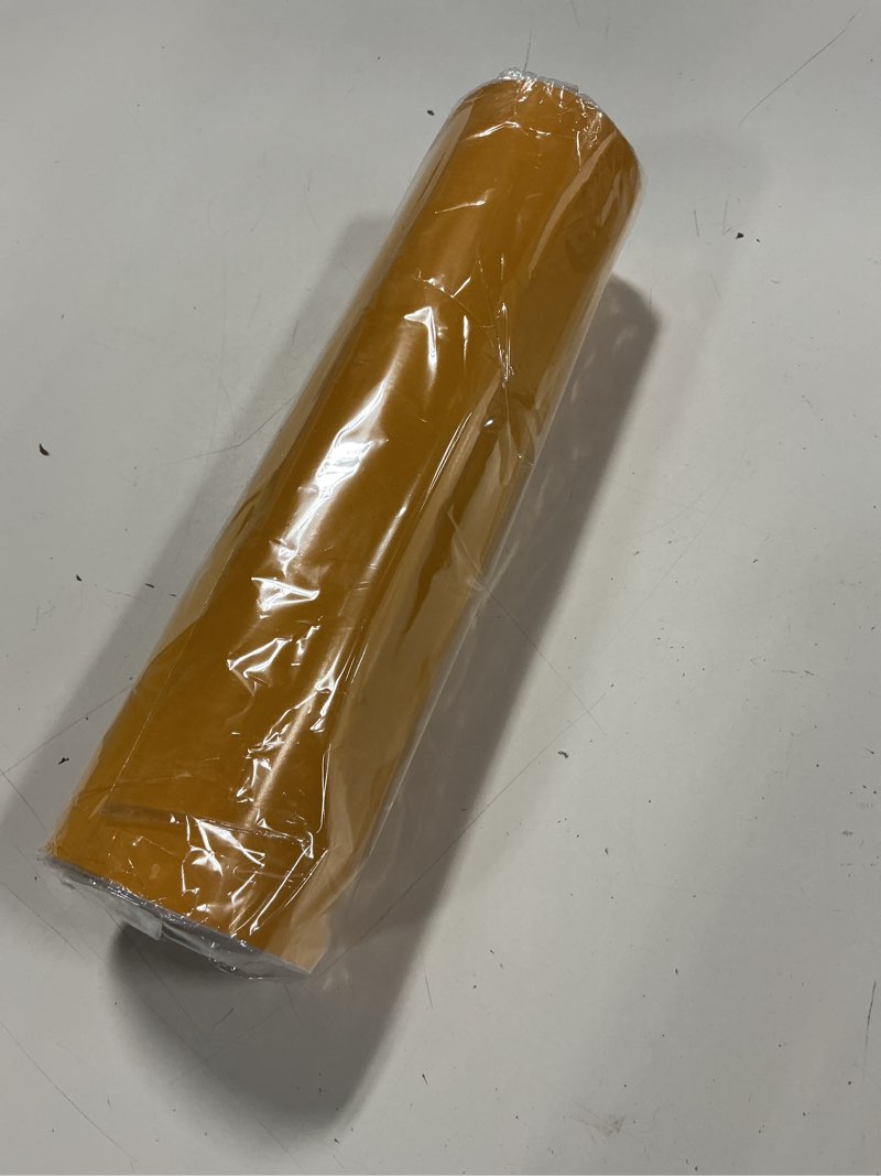 Condition photo showing New/Like New for irohtv glossy yellow vinyl permanent, 12in x 50ft adhesive vinyl, permanent vinyl for cricut for all cutting machine, removable vinyl for diy home decor, commercial, event parties