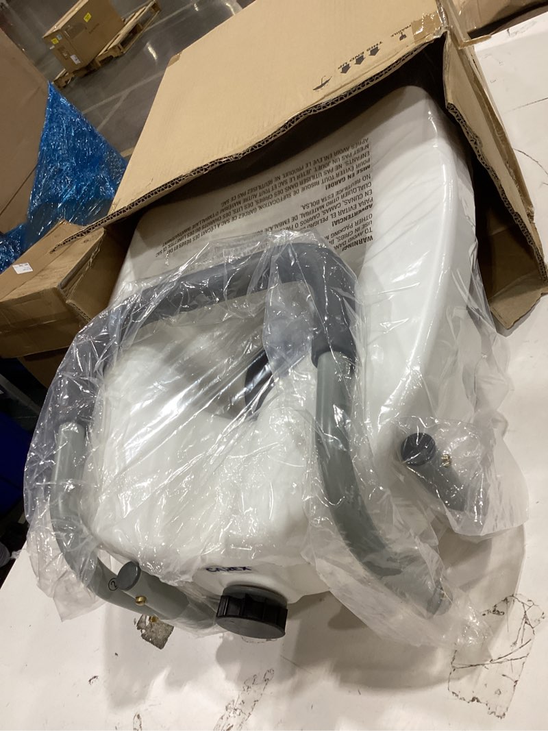 Condition photo showing Good Condition for carex e-z lock raised toilet seat with handles, 5" toilet seat riser with arms, handicap raised toilet seat for seniors and elevated toilet seat 1 count (pack of 1) adjustable,elongated