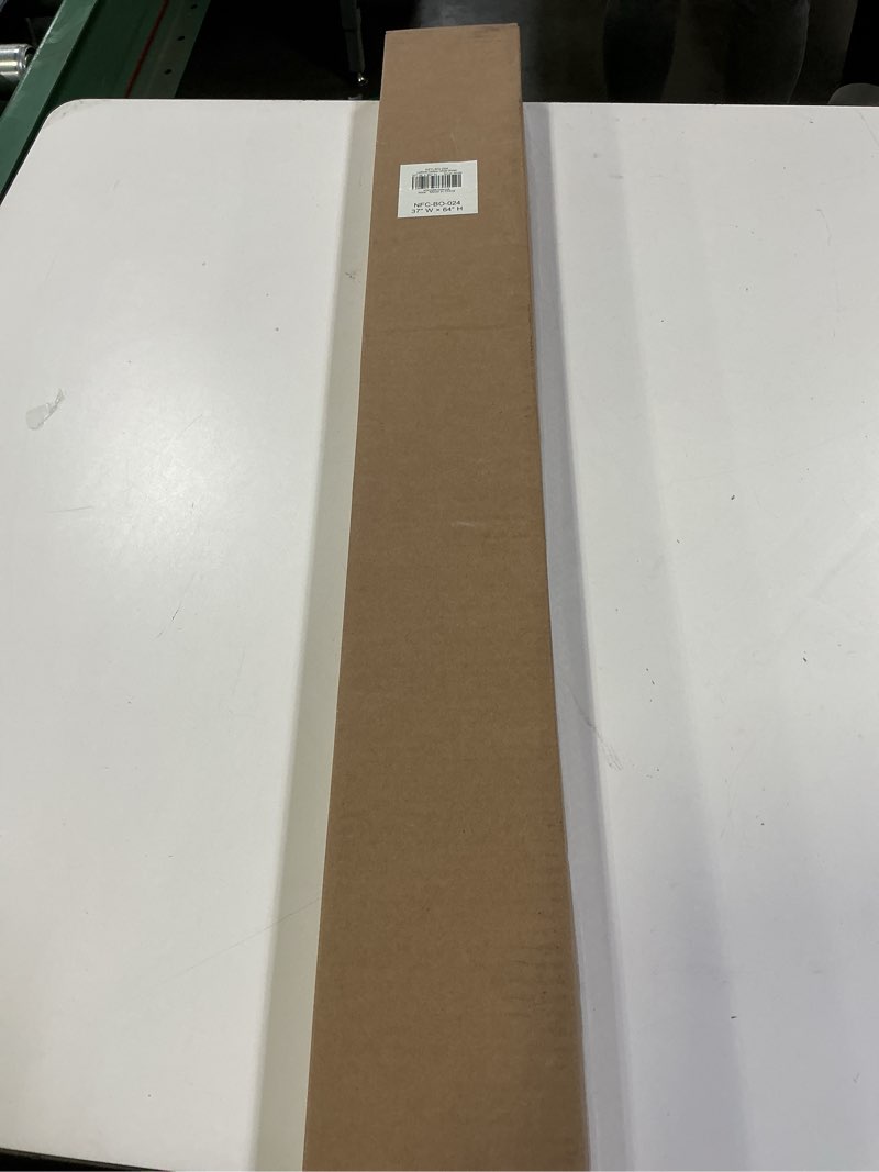 Condition photo showing New/Like New for LazBlinds Cordless Cellular Shades, No Tools No Drill Blackout Honeycomb Shades Pleated Blinds for Windows, 37" W x 64" H, Silver White Blackout-silver White 37'' W x 64'' H