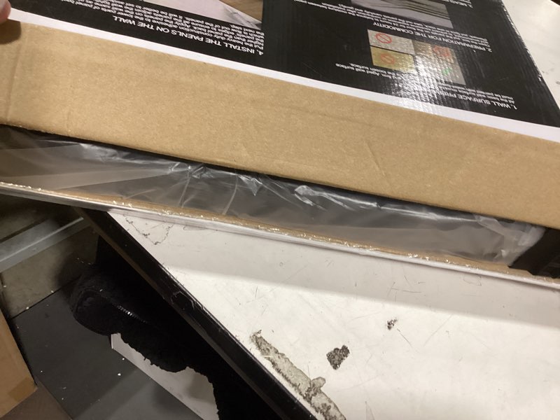 Condition photo showing Good Condition for art3d slat wall panel, 3d fluted textured panel 12-tile 19.7 x 19.7in. - cover 32 sq.ft., black 19.7 x 19.7in. square - black 12