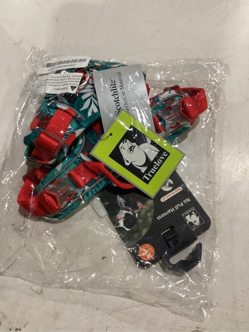 Condition photo showing Good Condition for true love dog harness no pull nylon reflective soft camouflage pet harness for small big dogs running training tlh5653 camouflage blue m
