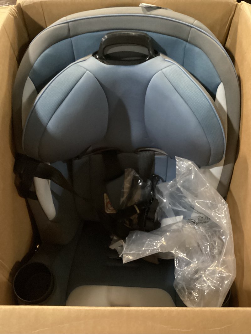 Condition photo showing Good Condition for Safety 1st Grow and Go All-in-One Slim Convertible Car Seat, Rear Facing, 5-40 lbs, Forward Facing (30–65 lbs), High Back Booster Seat 40-100 pounds, Alaskan Blue