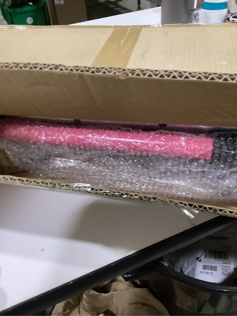 Condition photo showing Good Condition for Tepemccu Expandable Gymnastics Bars, Adjustable Height Gymnastic Horizontal Bars, Children Folding Training Bar for Kids Pink