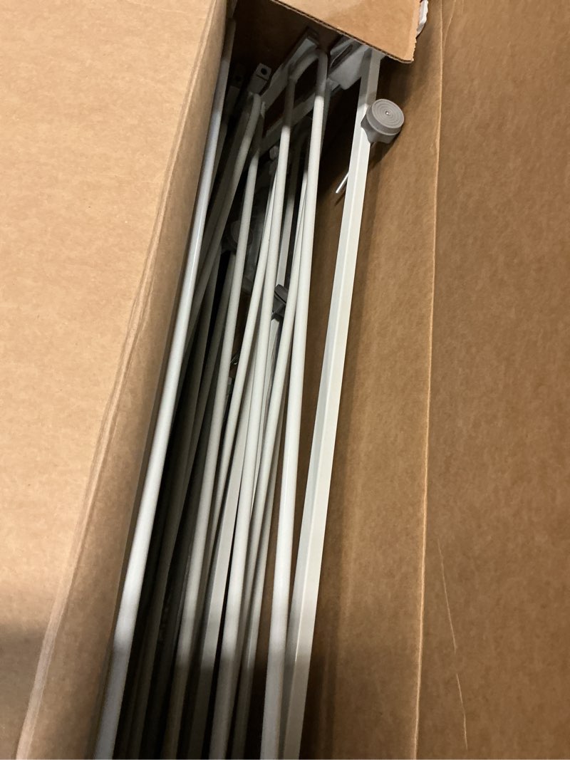 Condition photo showing As Is for Regalo 36-Inch Extra Tall and 49-Inch-Wide Walk Thru Baby Gate, Includes 4-Inch and 12-inch Extension Kit, 4 Pack of Pressure Mount Kit and 4 Pack of Wall Mount Kit White 29-49"W x 36"H