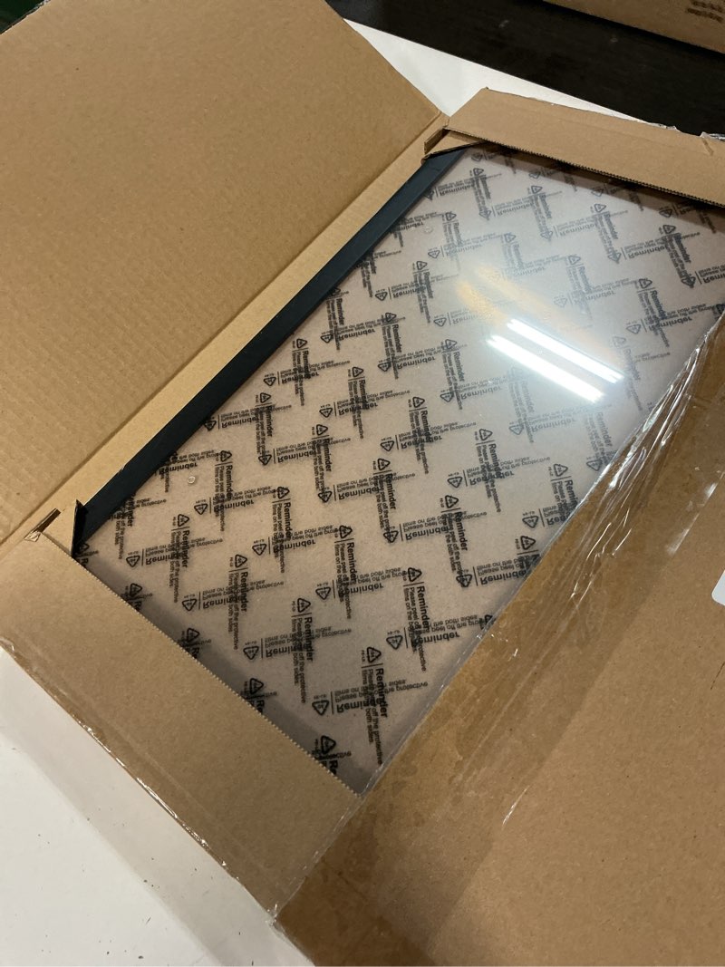 Condition photo showing Good Condition for 16x16 picture frame set of 2, black square photo frames high transparent wall gallery desktop horizontal vertical for canvas collage photo poster certificate 16 x 16 inches black 16x16